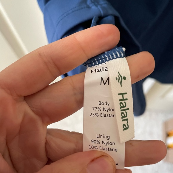 Halara SoftlyZero™ Plush Double Straps Active Dress size medium blue - Picture 10 of 10